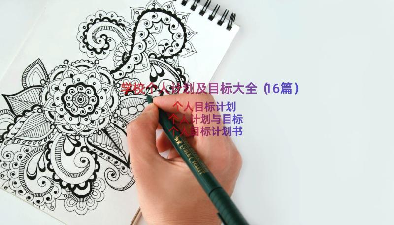 学校个人计划及目标大全（16篇）