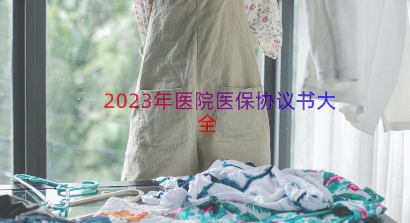 2023年医院医保协议书大全（17篇）