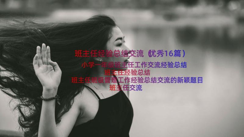 班主任经验总结交流（优秀16篇）