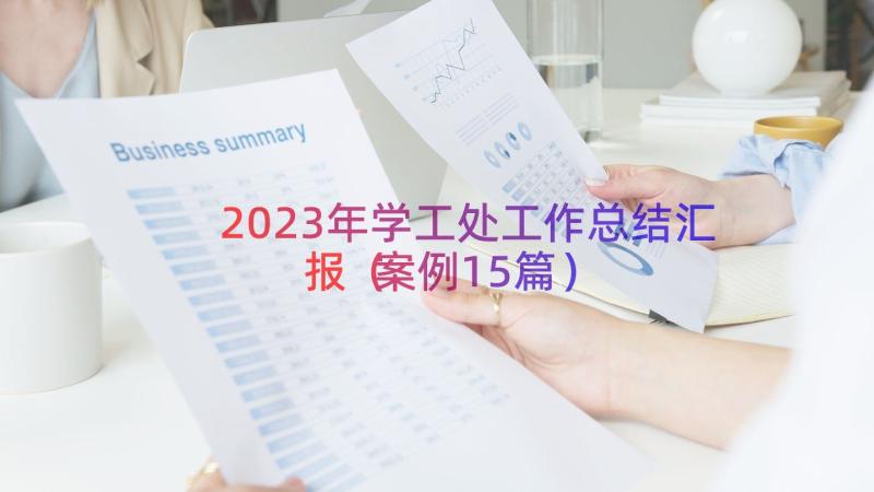 2023年学工处工作总结汇报案例