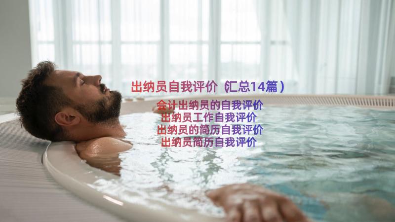 出纳员自我评价（汇总14篇）