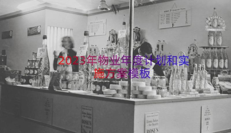 2023年物业年度计划和实施方案（模板13篇）