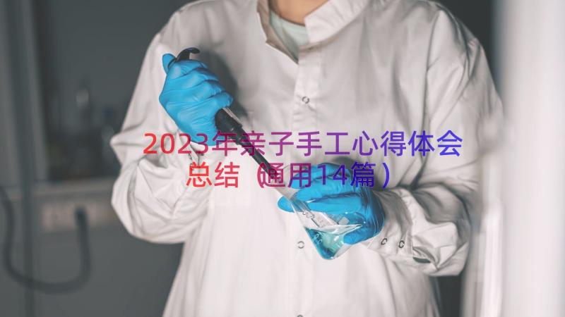 2023年亲子手工心得体会总结通用