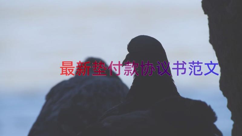 最新垫付款协议书范文（15篇）