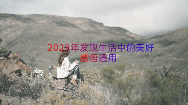 2023年发现生活中的美好感悟（通用18篇）