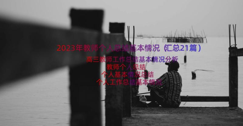 2023年教师个人总结基本情况（汇总21篇）