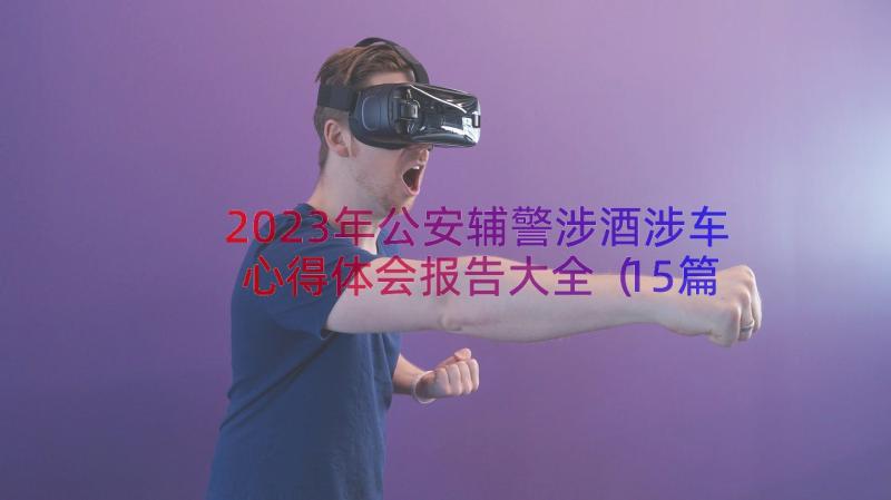 2023年公安辅警涉酒涉车心得体会报告大全（15篇）