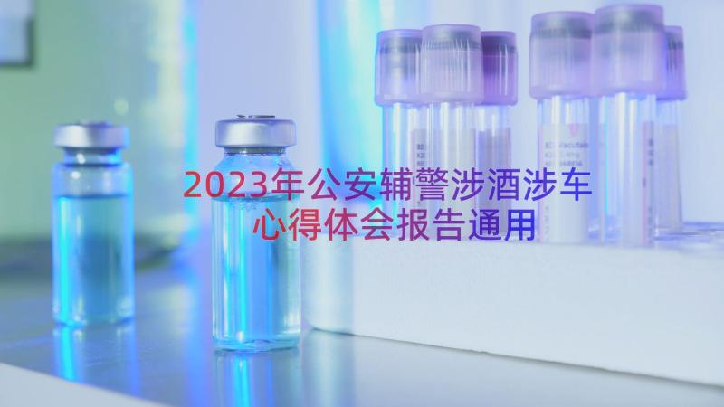 2023年公安辅警涉酒涉车心得体会报告（通用15篇）