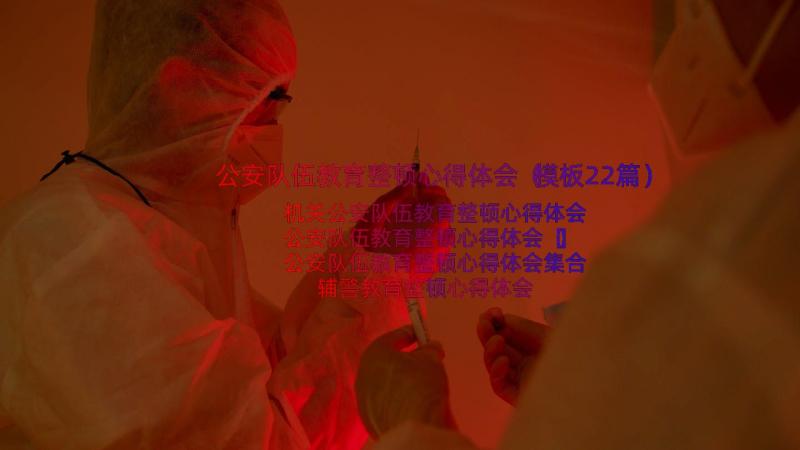 公安队伍教育整顿心得体会（模板22篇）