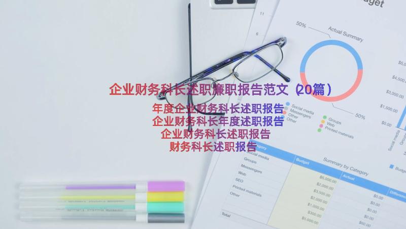 企业财务科长述职廉职报告范文（20篇）