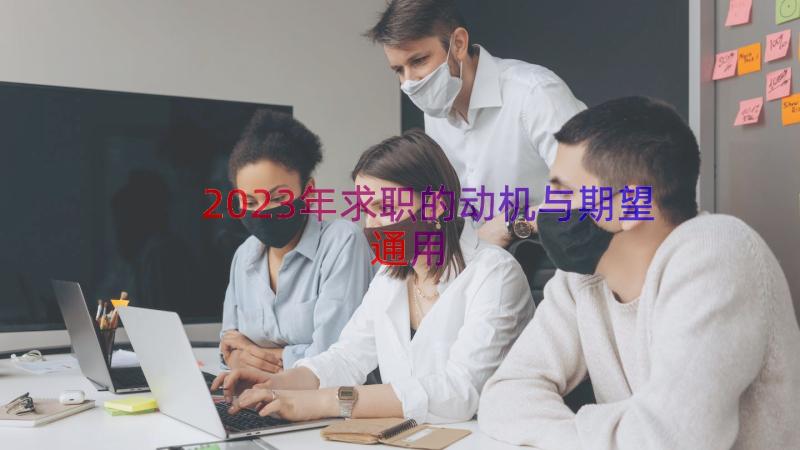 2023年求职的动机与期望（通用14篇）