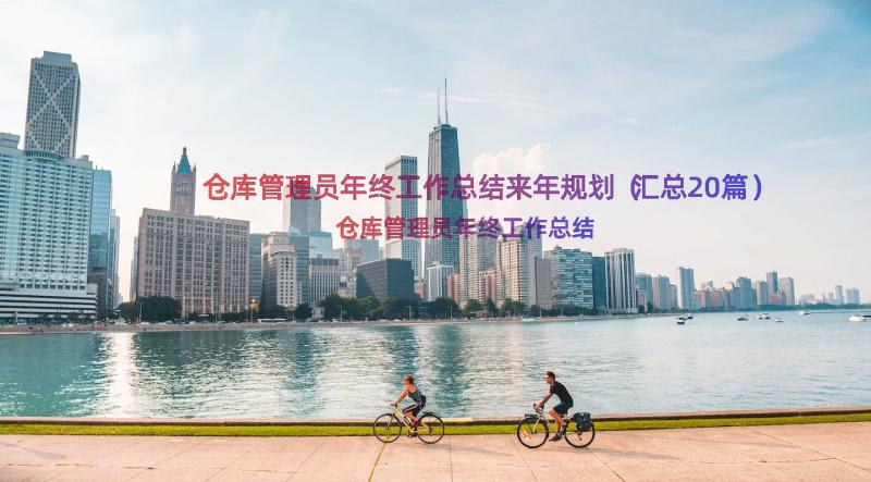 仓库管理员年终工作总结来年规划（汇总20篇）