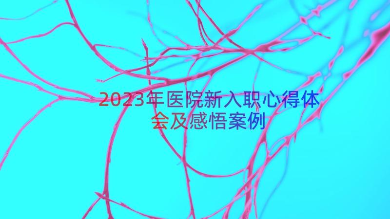 2023年医院新入职心得体会及感悟（案例18篇）