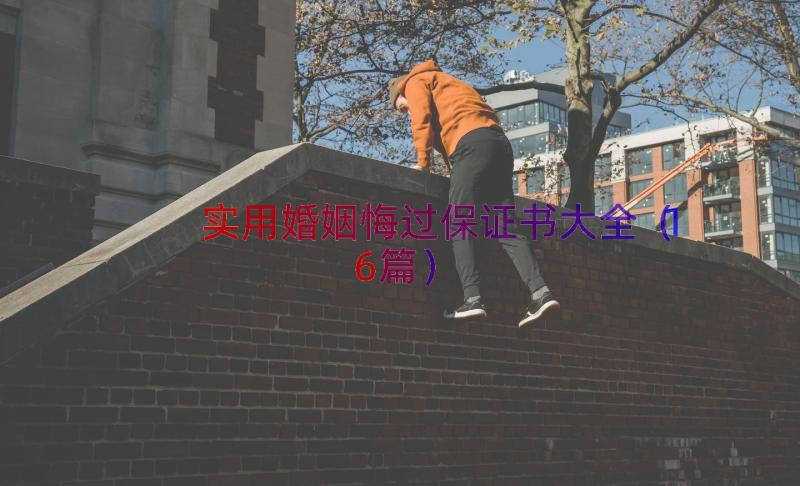 实用婚姻悔过保证书大全（16篇）