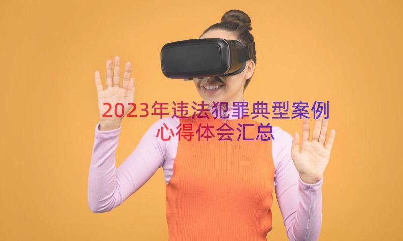 2023年违法犯罪典型案例心得体会（汇总15篇）