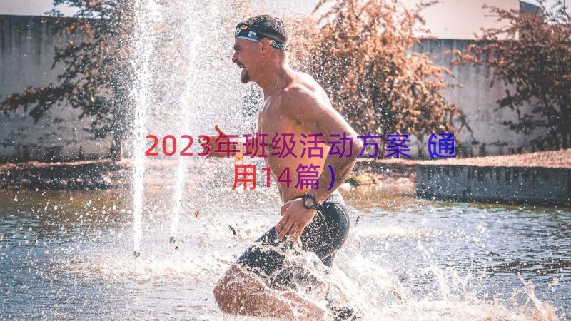 2023年班级活动方案（通用14篇）