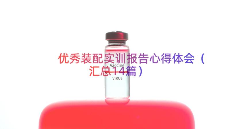 优秀装配实训报告心得体会（汇总14篇）