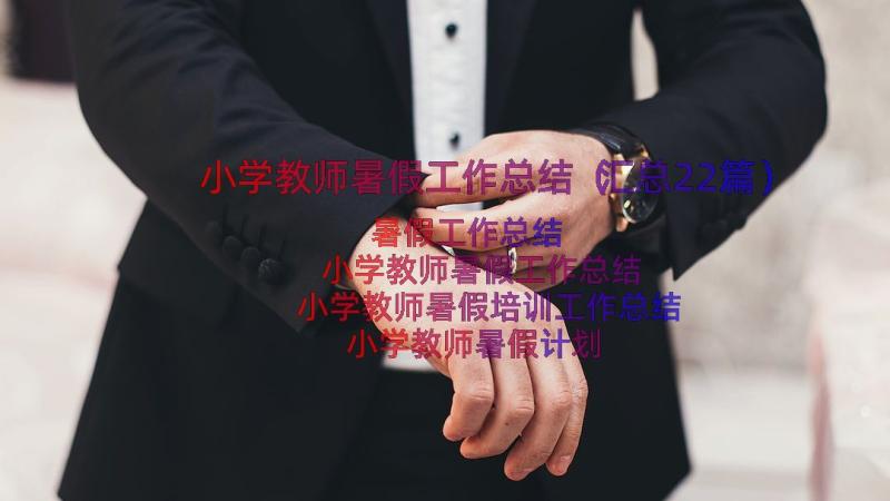 小学教师暑假工作总结（汇总22篇）