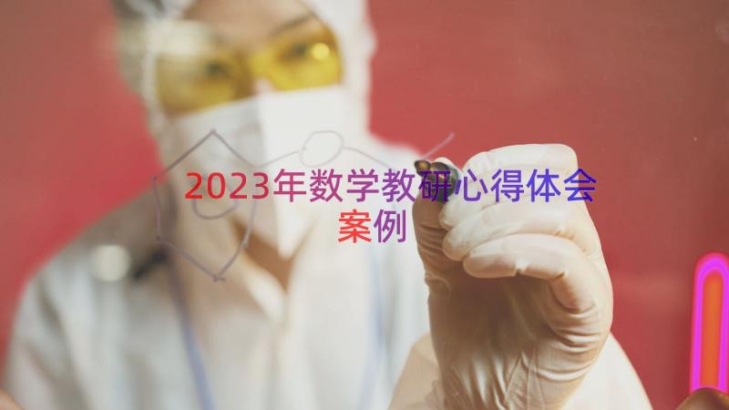 2023年数学教研心得体会（案例13篇）