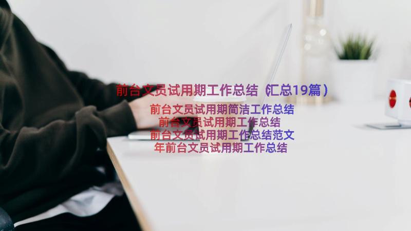 前台文员试用期工作总结（汇总19篇）