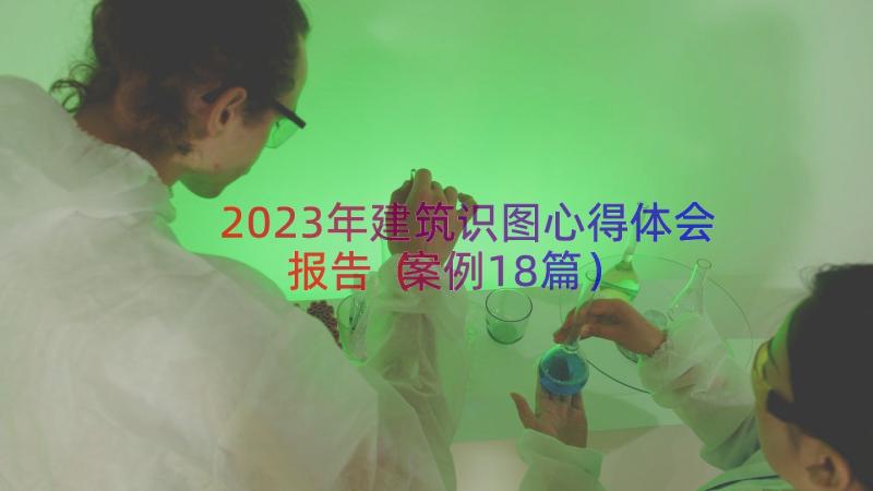 2023年建筑识图心得体会报告（案例18篇）