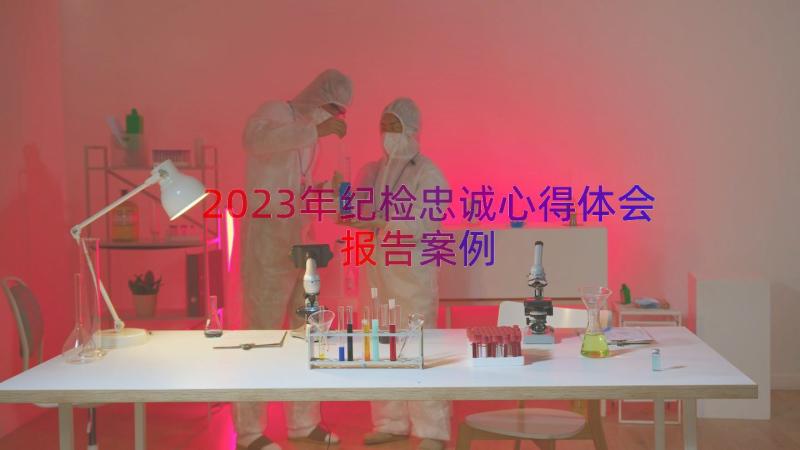 2023年纪检忠诚心得体会报告（案例17篇）