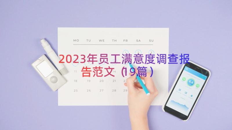 2023年员工满意度调查报告范文（19篇）