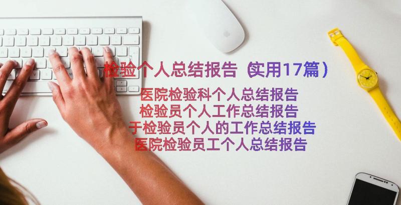 检验个人总结报告（实用17篇）