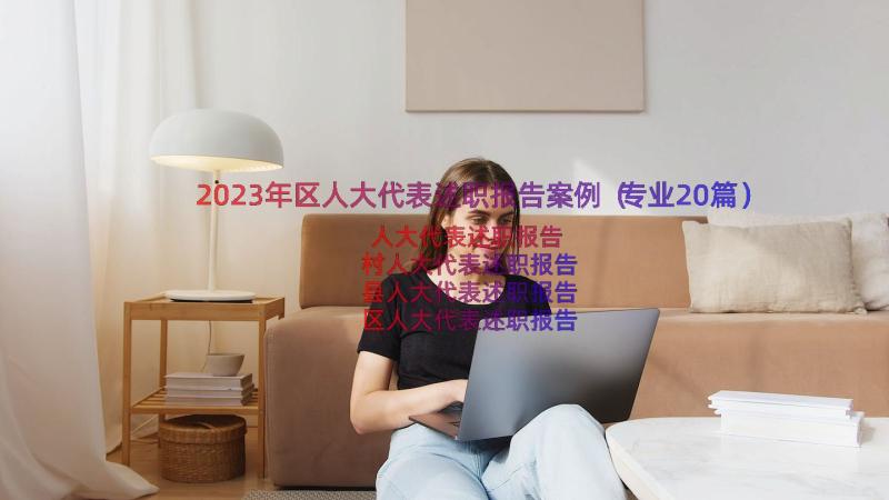 2023年区人大代表述职报告案例（专业20篇）