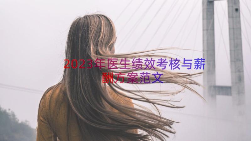 2023年医生绩效考核与薪酬方案范文（15篇）