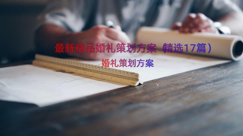 最新精品婚礼策划方案（精选17篇）