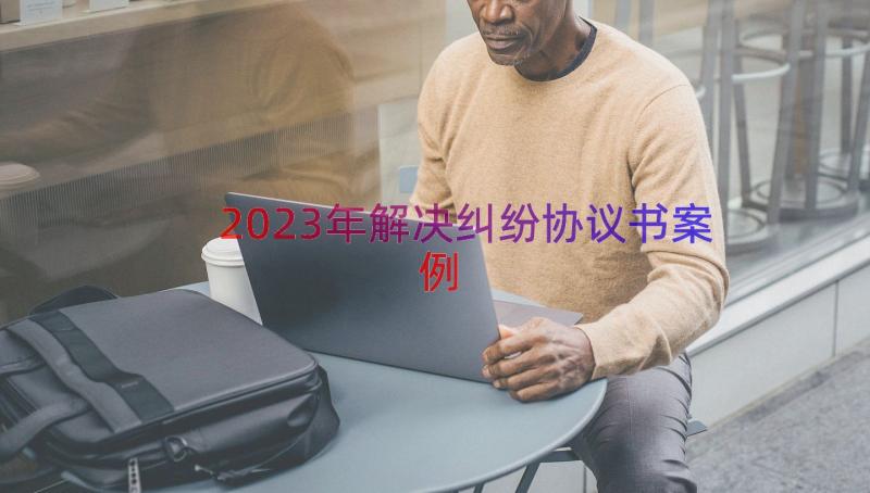 2023年解决纠纷协议书（案例13篇）