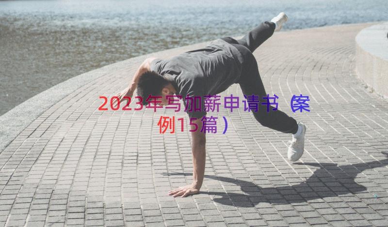 2023年写加薪申请书（案例15篇）