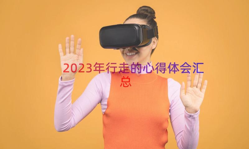 2023年行走的心得体会（汇总18篇）