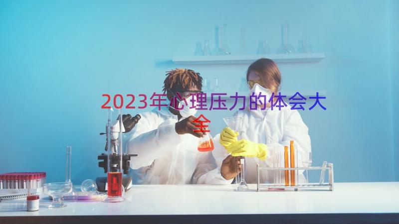 2023年心理压力的体会大全（14篇）