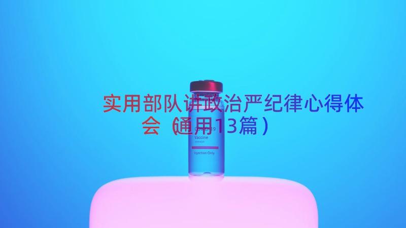 实用部队讲政治严纪律心得体会（通用13篇）