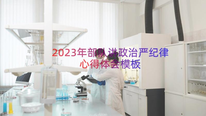 2023年部队讲政治严纪律心得体会（模板12篇）