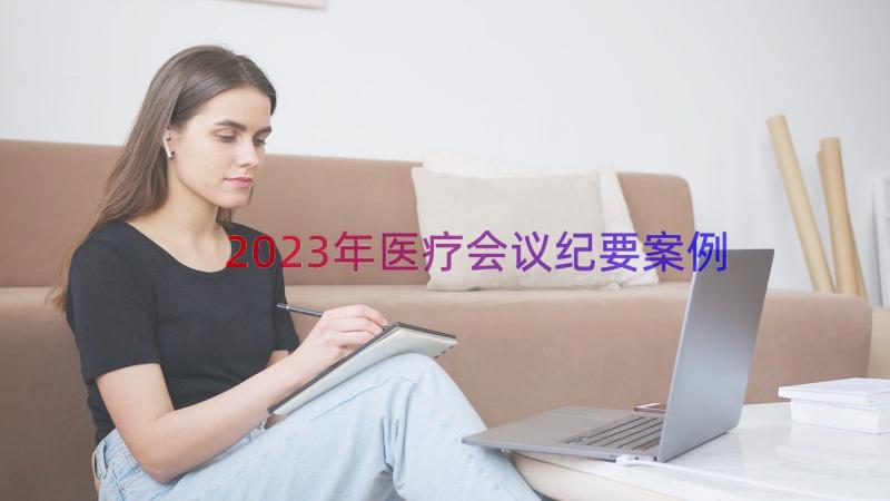 2023年医疗会议纪要（案例20篇）