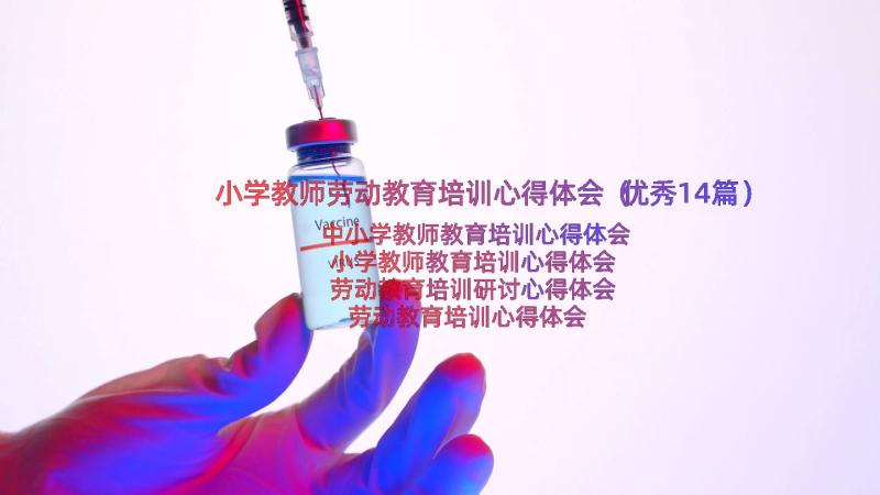 小学教师劳动教育培训心得体会（优秀14篇）