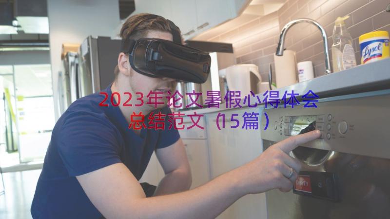 2023年论文暑假心得体会总结范文