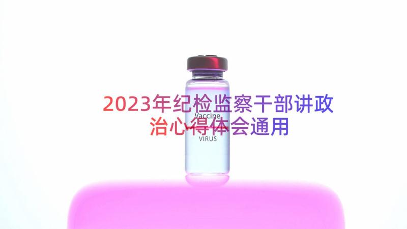 2023年纪检监察干部讲政治心得体会（通用18篇）