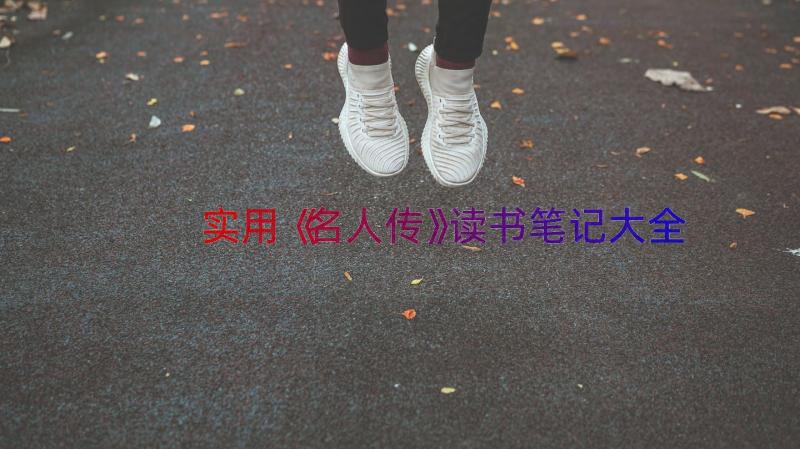 实用《名人传》读书笔记大全（18篇）