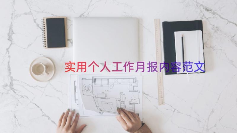 实用个人工作月报内容范文（19篇）