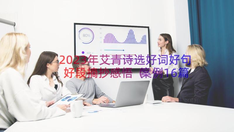 2023年艾青诗选好词好句好段摘抄感悟（案例16篇）