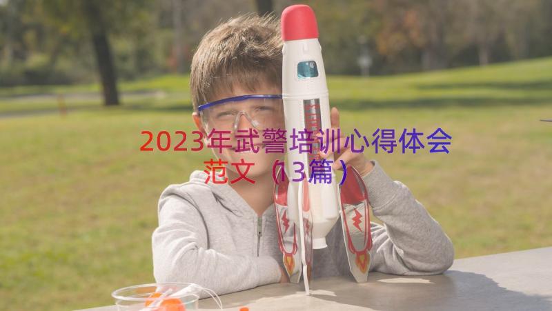 2023年武警培训心得体会范文（13篇）