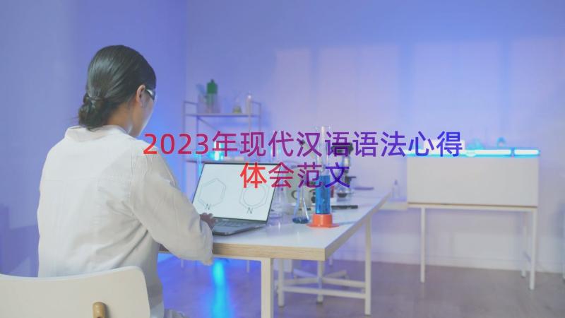 2023年现代汉语语法心得体会范文（14篇）