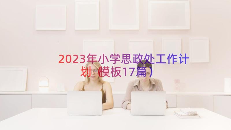 2023年小学思政处工作计划（模板17篇）