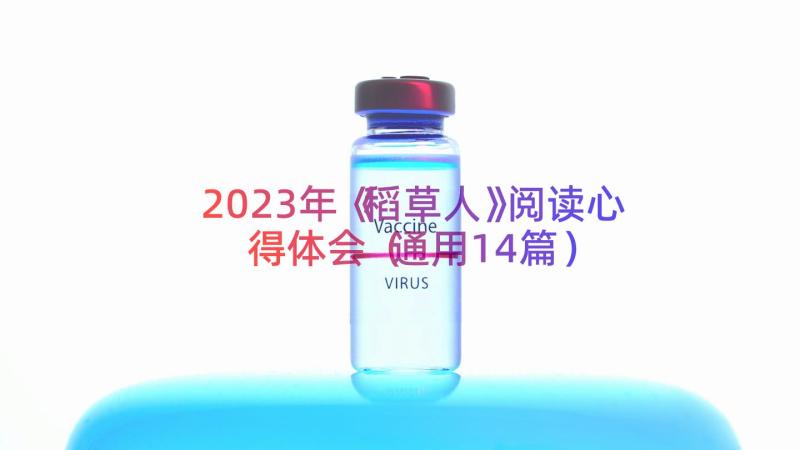 2023年《稻草人》阅读心得体会（通用14篇）