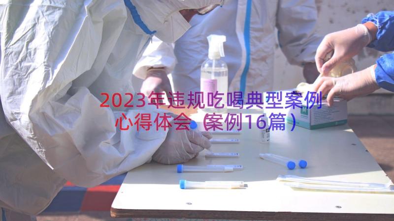 2023年违规吃喝典型案例心得体会（案例16篇）