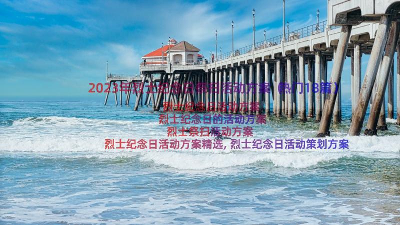 2023年烈士纪念日祭扫活动方案（热门18篇）